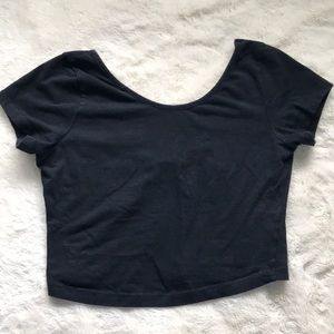 Brandy Melville black crop top